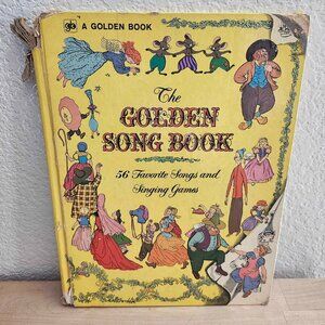 Vintage 1972 The Golden Song Book - 56 Favorite Songs And Singing Games